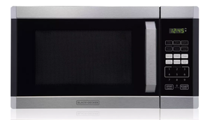 lot 13 image: BLACKDECKER 0.9 cu ft 900W Microwave Oven