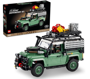lot 53 image: LEGO Icons Land Rover Classic Defender 90 10317 Model Car Building Set
