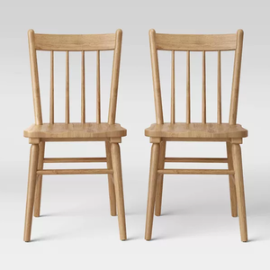 lot 79 image: 2PCS Hassell Wood Dining Chair - Threshold