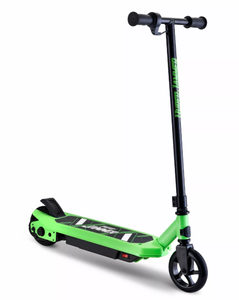 lot 124 image: Hyper Jammer Kids Electric Scooter 12 Volt Battery Powered Scooter - Green Steel Frame, 10 MPH