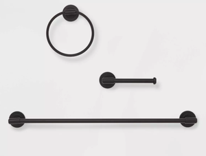lot 125 image: 3PCS Clean Bath Hardware Set - Threshold