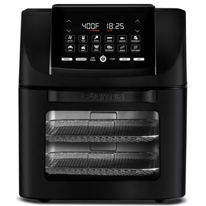 lot 235 image: Gourmia 14qt All-in-One Digital Air Fryer, Oven, Rotisserie & Dehydrator Stainless Steel, 1550W