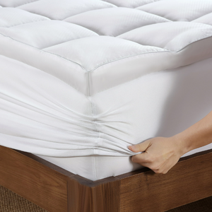 lot 360 image: Queen Size Allswell Ultra Plush Pillow Top Mattress Topper