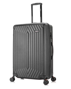 lot 375 image: DUKAP Crypto Lightweight Hardside Large Checked Spinner Suitcase