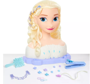 lot 415 image: Disney Frozen 2 Deluxe Elsa the Snow Queen Styling Head