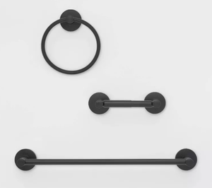 lot 437 image: 3pc Bath Hardware Set - Threshold