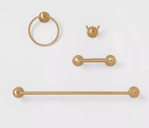 lot 440 image: 4pc Casual Bath Hardware Set - Threshold