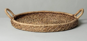 lot 441 image: LOT OF 3 Woven Serving Tray-Hearth and Hand