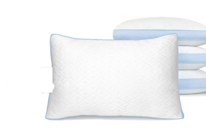 lot 456 image: Imaginarium Latex & Fiber Cooling Pillow, 4-Pack
