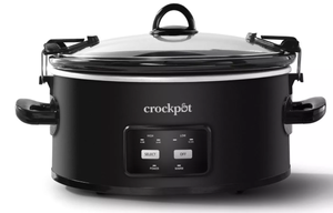 lot 257 image: Crock-Pot 6qt Cook & Carry One Touch Programmable Slow Cooker