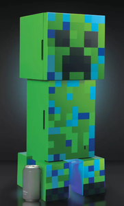 lot 458 image: Minecraft Charged Creeper Figural Mini Fridge