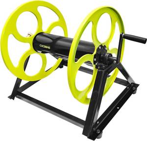 lot 6 image: CXCENS Stainless Steel Garden Hose Reel