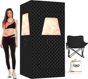 lot 23 image: Upgraded Vision Portable Home Full Body Personal Sauna Tent