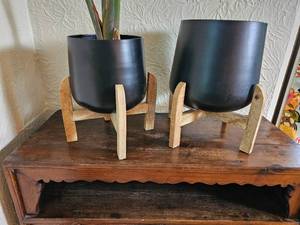 lot 98 image: Modern Indoor Dcor Planters