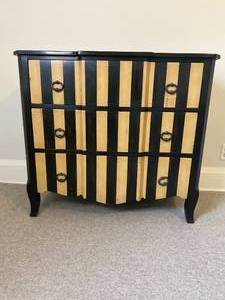 lot 26 image: Modern Empire Three Drawer Dresser from Theodore Alexander