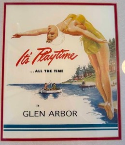 lot 92 image: Glen Arbor Travel Poster