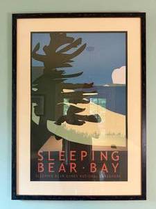 lot 93 image: Sleeping Bear Dunes National Lakeshore Travel Poster