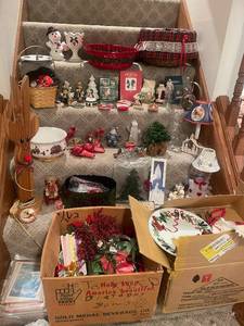 lot 56 image: Large Assortment of Holiday Decor and Accessories