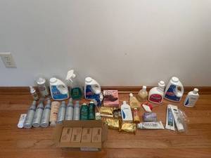 lot 117 image: Large Lot of Mixed Personal Care, Laundry, and Cleaning Products