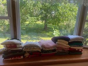 lot 119 image: Collection of 34 Womens Sweaters - Various Styles and Colors