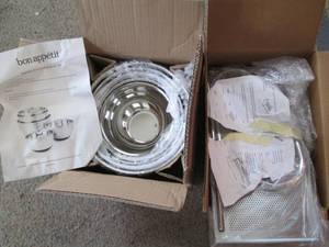 lot 508 image: New in box Bon Appetit stainless st...