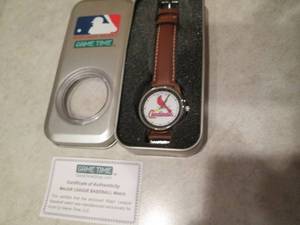 lot 514 image: MLB game time CARDINALS Watch with ...