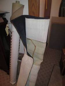 lot 554 image: New roll of dedar fabric plus blue ...
