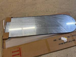 lot 12 image: Black Curved StandingHangable Mirror
