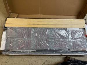 lot 17 image: Full Sized Bed Frame with Charging Station