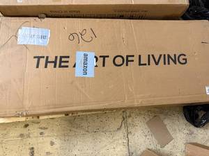 lot 26 image: Art of Living Full Sized Platform Bed Frame