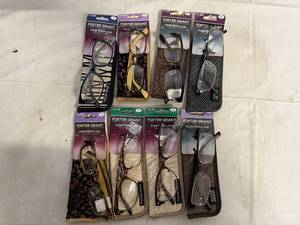 lot 95 image: 8 Pairs of Variety Foster and Grant Reading Glasses
