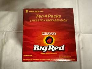 lot 106 image: 4 x 10 Packs of Big Red Gum