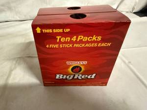 lot 107 image: 4 x 10 Packs of Big Red Gum