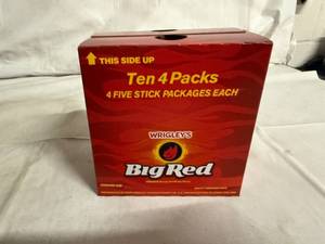 lot 108 image: 4 x 10 Packs of Big Red Gum