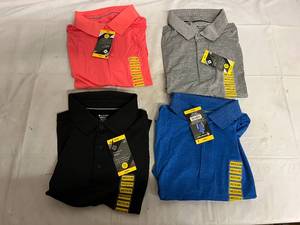 lot 80 image: 4 Members Mark Performance Polos - Medium