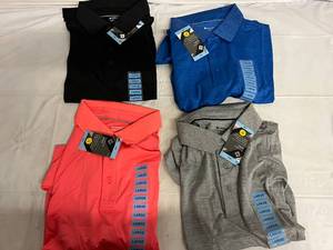lot 81 image: 4 Members Mark Performance Polos - XL