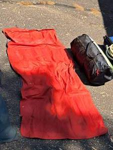 lot 420 image: Air Mattress 25x63 (Red)