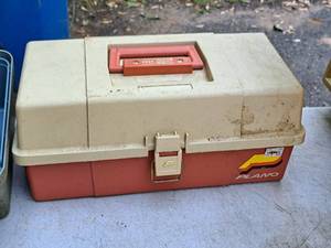 lot 438 image: Plano 12-12 Tackle Box (OrangeTan) (empty)