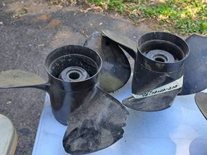 lot 449 image: Lot of (2) 13 Boat Propeller