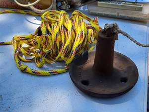 lot 456 image: Boat Anchor with Marine Rope