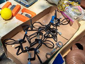 lot 473 image: Lot of (4) Clamp-On Rod Holders
