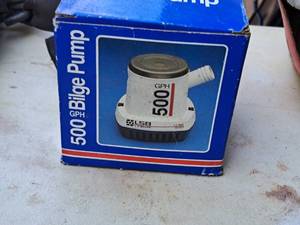 lot 480 image: L.S. Brown 500-GPH Bilge Pump