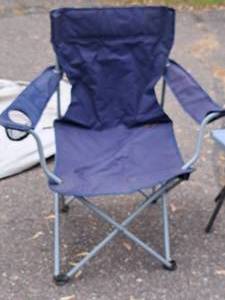 lot 544 image: Collapsible Camp Chair (Blue)