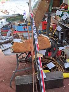 lot 556 image: Lot of (One Set) Koho XC 204 77 Snow Skis and Poles
