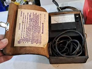 lot 580 image: Honeywell Voltage Meter with Case