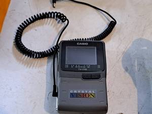 lot 586 image: Casio Crystal Vision Mini TV TV-770