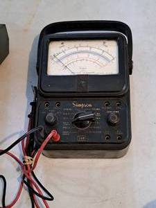 lot 591 image: Simpson Multimeter