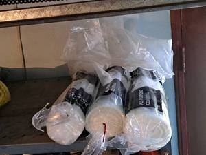 lot 648 image: Lot of (3) Rolls of All-Purpose Poly Sheeting  3mil  10x25 rolls (New)