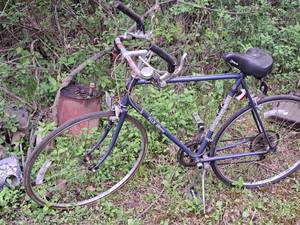 lot 710 image: Fuji Allegro Mens 10-speed Street Bike Blue Frame