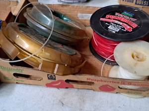 lot 727 image: Lot of (4 Partial Spools) Weed Trimmer Cutting Line